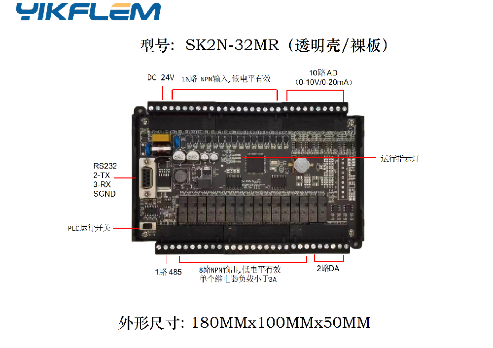 SK2N-32MR-（透明殼/裸板）
